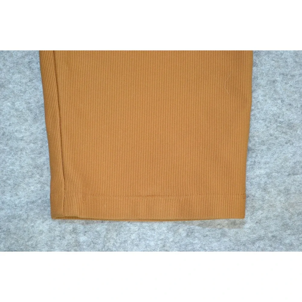Lululemon Crop Pant Mens Sz 33 (33x30) Copper Brown ABC Relaxed Fit Cord Stretch